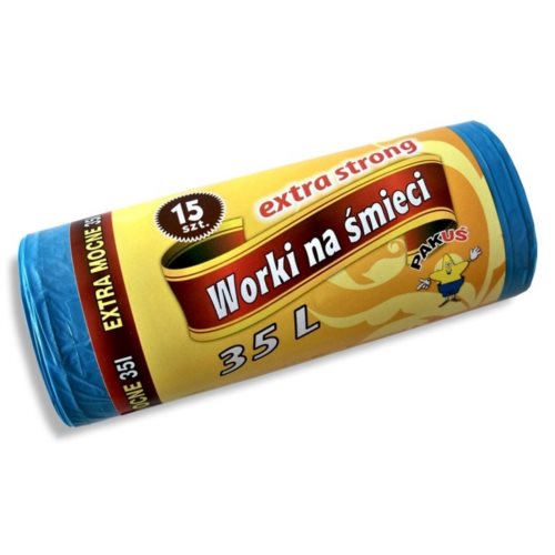 Pakuś Worki Extra Strong 35l 15szt