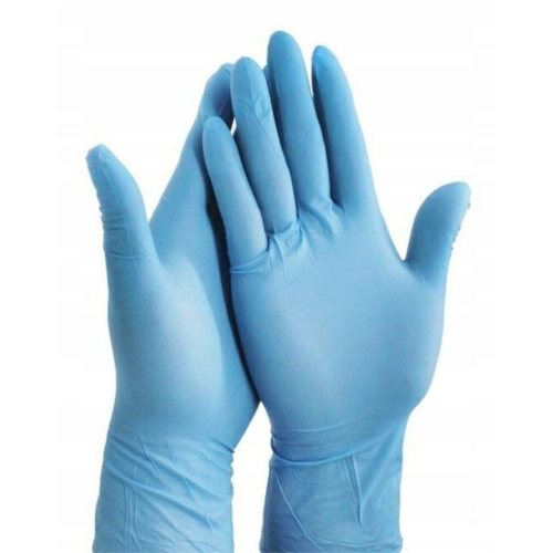 Rękawice Nitrylowe Niebieskie 100szt XL