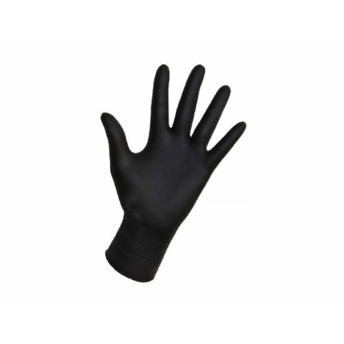 Rękawice zabiegowe nitrylowe S czarne