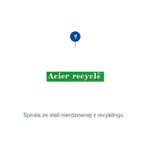 Spontex Spirales Inox Acier Recycle 2szt