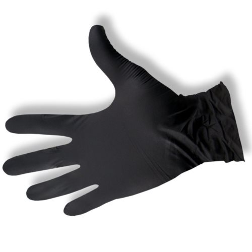 Rękawice zabiegowe nitrylowe L czarne