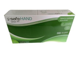 Rękawice Lateksowe Bezpudrowe SafeHand  